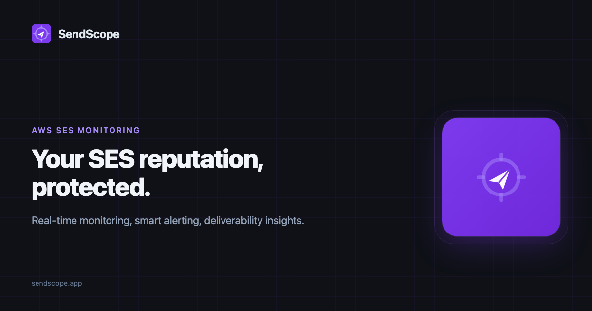 SendScope: Monitoring and Alerting for AWS SES